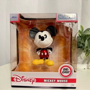Disney Mickey Mouse Metal Figs Figurine Diecast 4" New in Box
